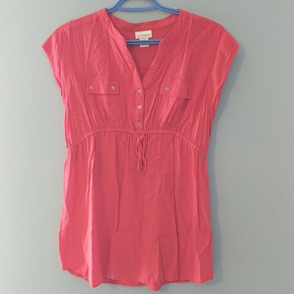 Motherhood Maternity pink top